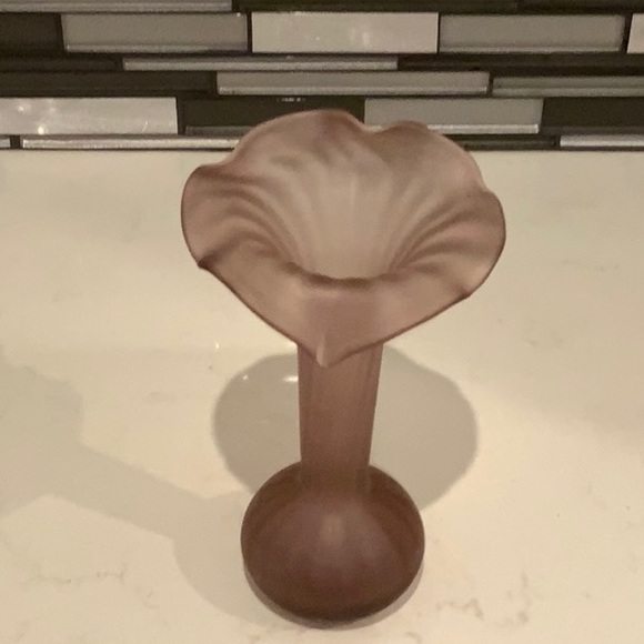 Vintage Other - BEAUTIFUL VINTAGE ART DECO VASE GLASS